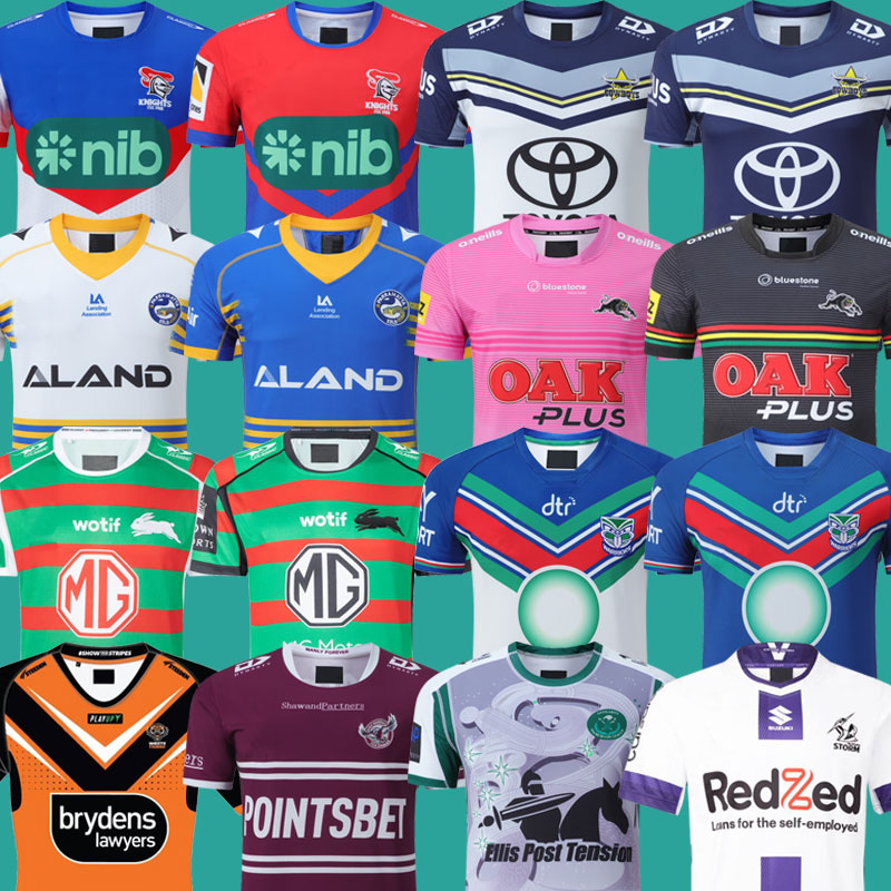

2023 Sharks Rugby Jerseys Gold Coast Titans Dolphins South Sydney Rabbitohs home away Heritage NORTH QUEENSLAND Indigenous All Nrl shirts Size S 3XL 4XL, Warriors away