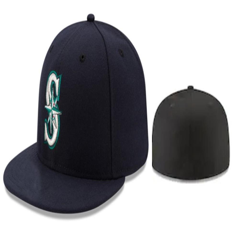 

Mariners S letter Baseball caps Embroidery For Women men gorras bones Hip Pop Fashion Fitted Hats248D