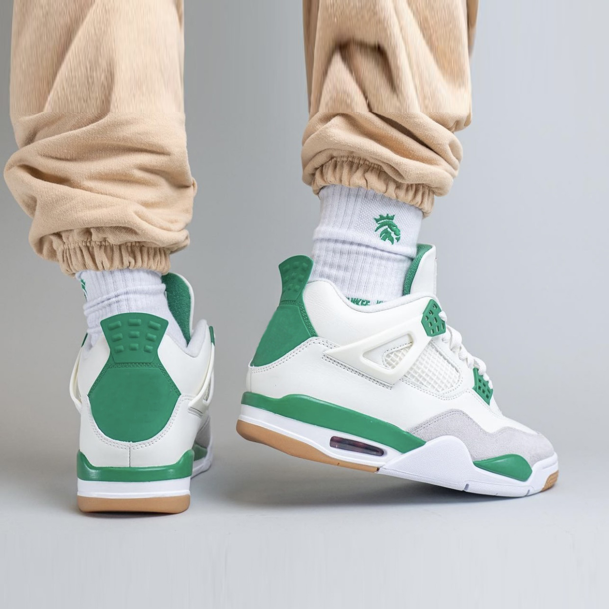 

2023 Jumpman 4 4s Men Women Basketball Shoes Pine Green Sneaker Sail Neutral Grey White Bred DR5415-103 Mens Trainer Sports Sneakers 36-47, Color#2