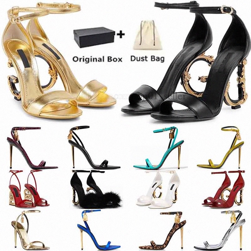 

Dress shoes Tom ford Padlock Pointy Naked High-Heeled Brands Patent Leather Sandals Summer Luxury Pop Heel Gold-plated Carbon Nude Black bule Pumps Gladiator Sandal, 15