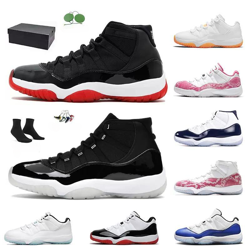

2023 Mens 11 Basketball Shoes Jumpman 11s Womens High OG Bred Concord UNC Jubilee 25th Anniversary Cool Grey Legend Blue Space Jam Sports Trainers Sneakers with box, C25 citrus 36-47