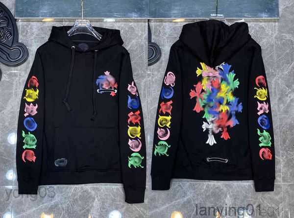 

Classic Mens Zipper Ch Hoodies Designer Sanskrit Cross Print Pullover Hoody Sweatshirts Luxury Woman Jackts Fate, 18