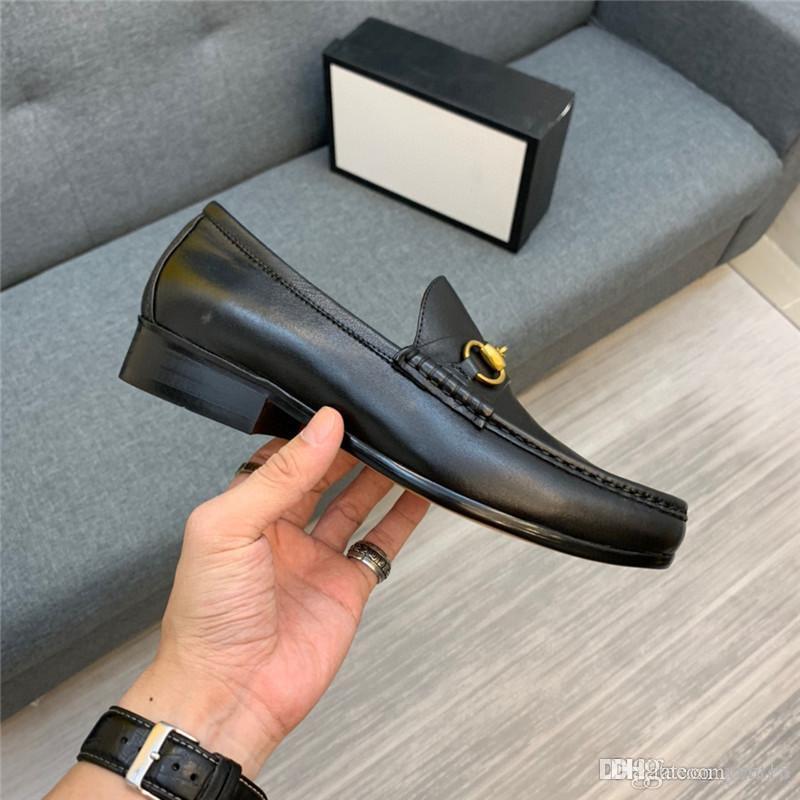 

A3 Fashion Slip On Men designer Dress Shoes Men Oxfords Fashion Business Dress Men Shoes 2020 New Classic Leather Men'S Suits Shoes 22, #03