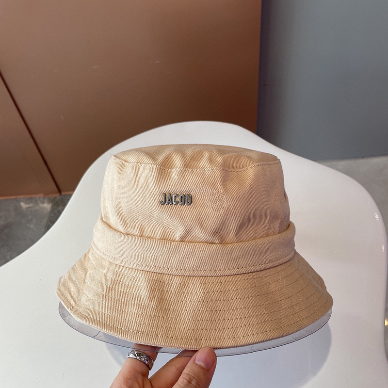 

Bucket hat fashion designers Summer classic men's and women's Fisherman's luxurys light breathable sunshade with excellent bucket letters temperament fashion, White
