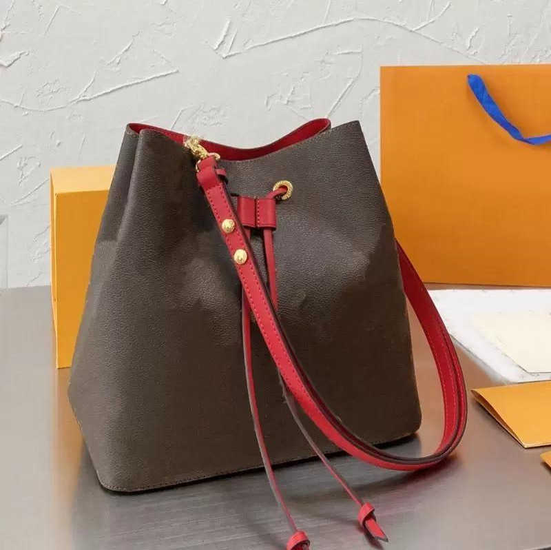 

Women Leather Shoulder Bag LOU Designers Handbags Purse Female Messenger Bag Tote Crossbody Bags M44022 M44887 backpack Fashion Shopping, Red