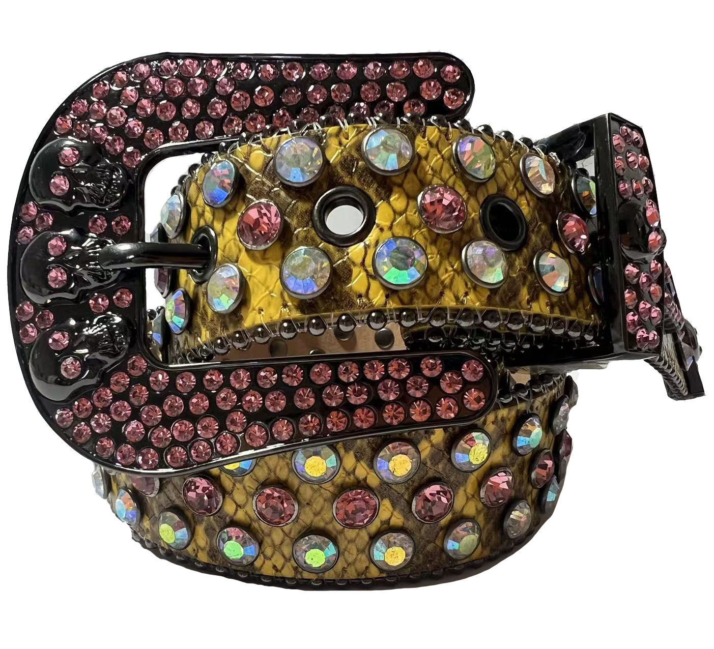 

Needle Buckle BB Simon Rhinestone belts mens womens belt skull buckles with full cool rhinestones, Customize