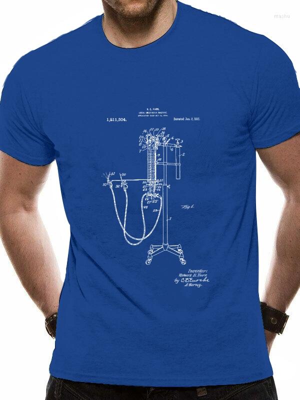 

Men's T Shirts Anestesia Localanestesiologia Presente 2023 T-shirt Anestesiologista, White