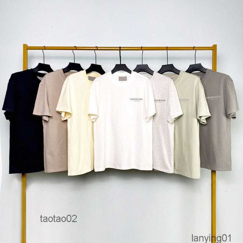 

Essen Designer t Shirts Mens Short Sleeve Chest Letter Print High Street Loose Oversize Casual T-shirt 100% Cotton Tops Men Women9h78