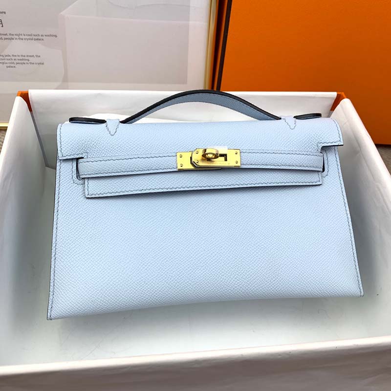 

Flip cover diagonal Plain Messenger Crossbody Handbag Fashion Handbags Shoulder Luxurys Designer Bags metal gold silver women Handbag leather bag, Sky blue2