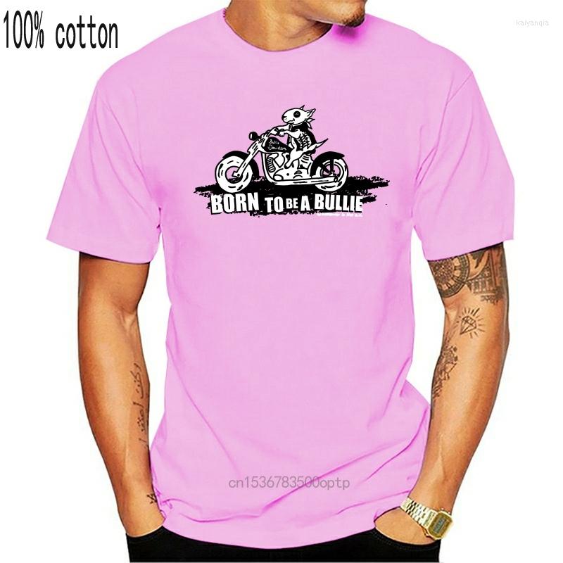 

Men's T Shirts Funny Men Shirt White T-Shirt Tshirts Black Tee To Be A Bullie Bullterrier In Not Bulli Listenhund S-3Xl
