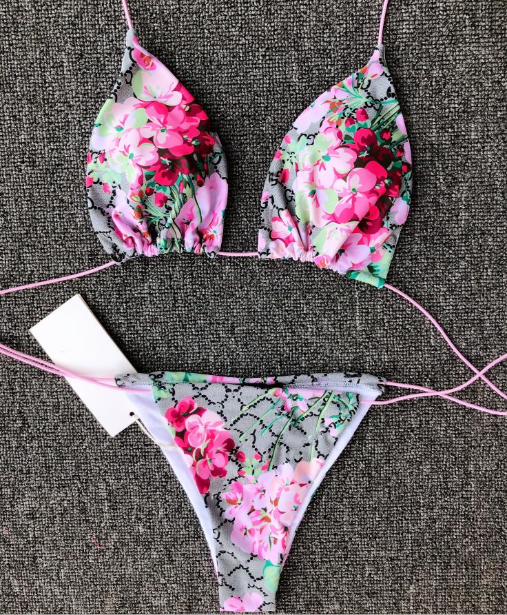 

Bikini Sets for Women Designer Swimsuits Bathing Suit Floral Print