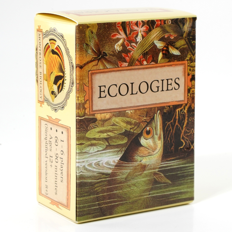 

Ecologies Card Game - Gameplay Inspired by Nature - Use Science to Build Food Webs in Seven Unique Biomes - Beautiful Vintage Art