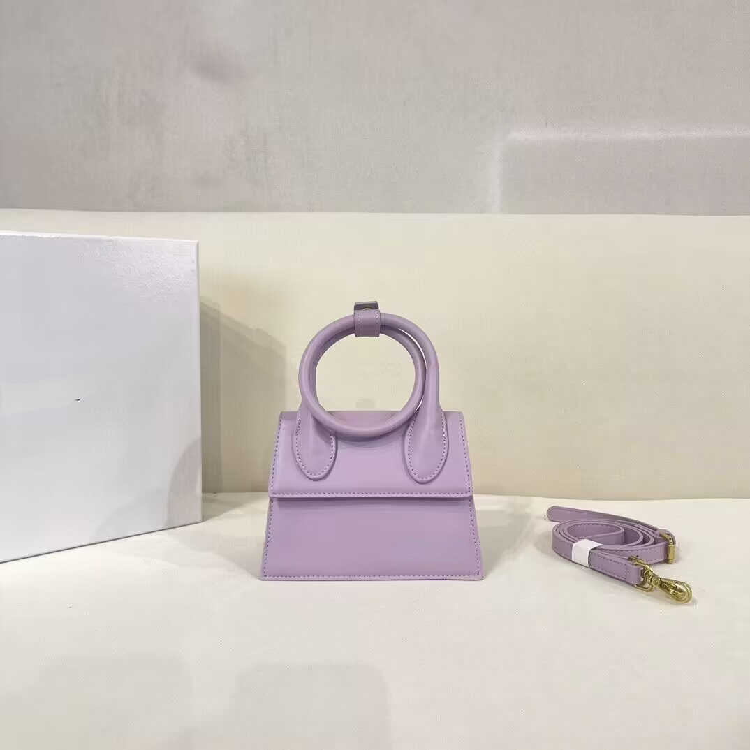 

Luxury Designer Bags Handbags Shoulder Crossbody Bag New women's bag Fashion Textured Leather single shoulder messenger star net red same women Factory Direct Sale, Purple