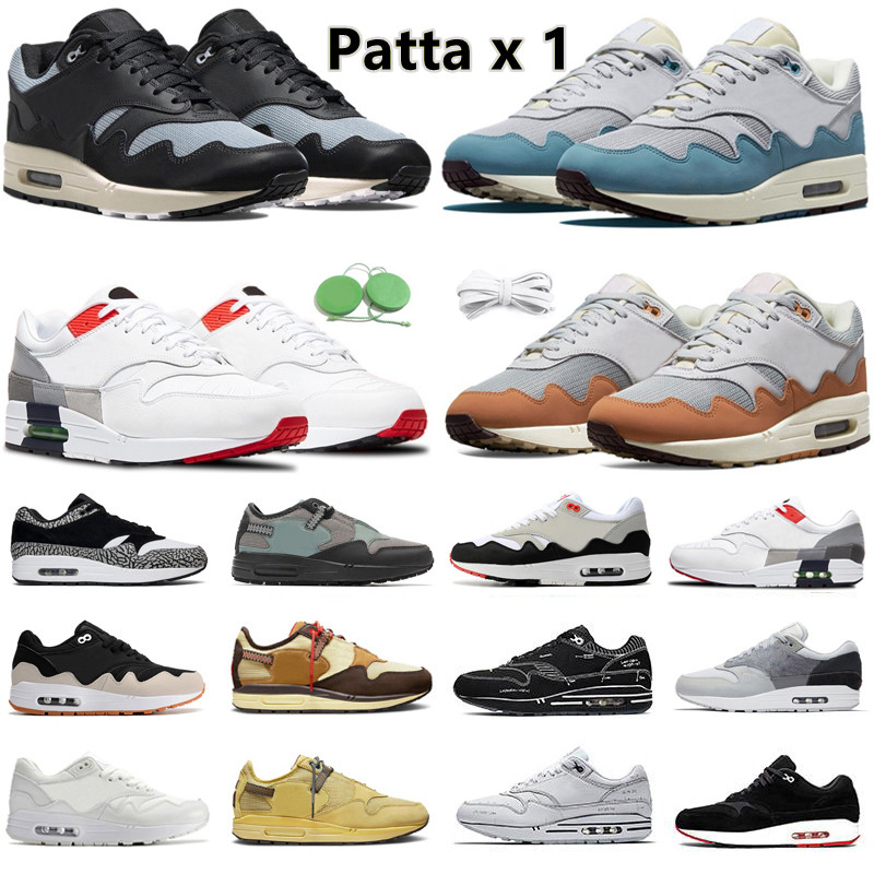 

Patta x 1 87 Mens Running Shoes TS Baroque Brown Cave Stone Saturn Gold Sean Wotherspoon Amsterdam Bred London Men Women 1s 87s Trainer Sports Sneakers Sneaker, Color#32