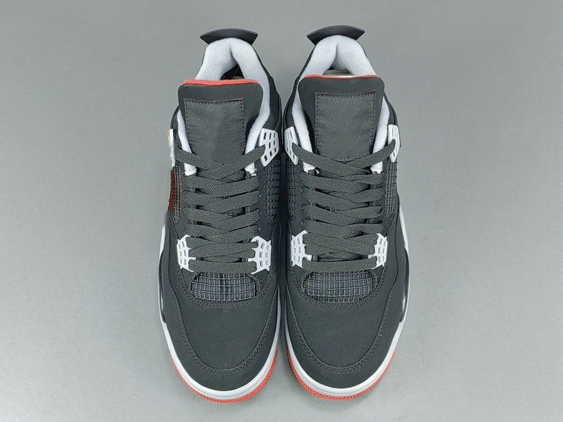 

High Version 2023 Basketball shoes Jumpman 4 OG Bred Black Cement Grey Summit White Fire Red Mens Fashion Sport Zapatos Sneakers Excellent Quality Ship