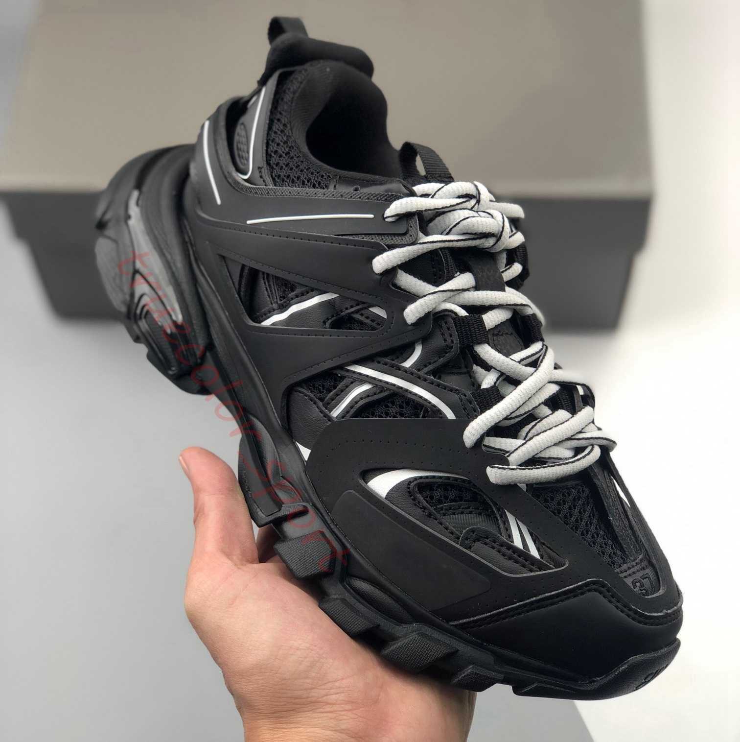 

Shoes Sneakers Leather Trainer Brand Designer Casual Track Triple White Black Tess.S. Gomma Nylon Printed Platform 3 3.0 Men Women Size 36-45, 20#
