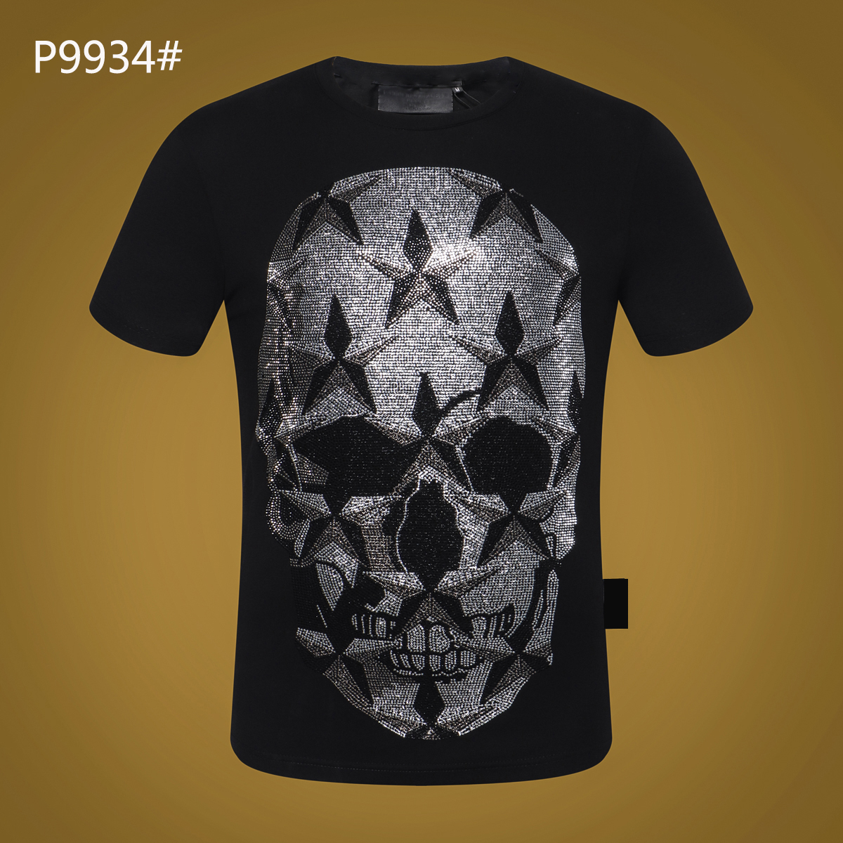

2023ss mens tshirts men designer PLEIN BEAR skull diamond t shirt short sleeve dollar brown bear brand tee oneck high quality skulls tshirt tees tops pb #125 JVPQ, 11
