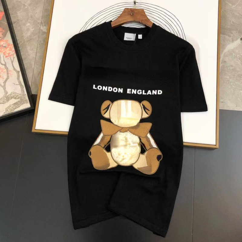 

Tb bear designer tshirt men women weatshirt burb Printed short sleeve t shirt summer cotton tshirts pullover tee casual T-shirt  5xl, White-6
