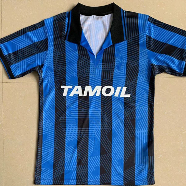

91 92 96 97 AtaLanTaS Retro Soccer jerseys CANIGGIA STROMBERG PAULINO BONACINA camisetas de futbol jersey uniform 1991 1992 thailand shirt quality football shirts, 91/92 home plain