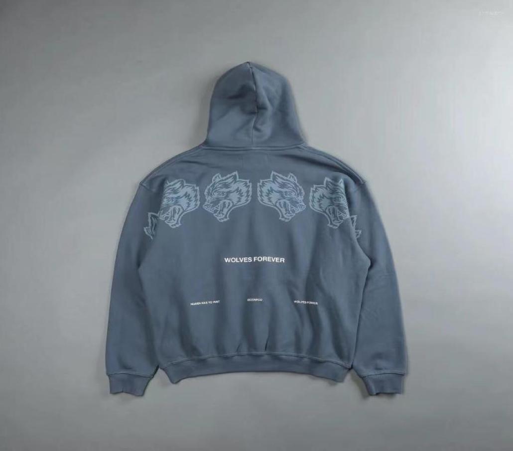 

Men039s Hoodies DARC SPORT Wolves Print Autumn Winter Fleece Warm Men Sweatshirts Fashion Streetwear Casual Men39s Pullovers9410692, Black