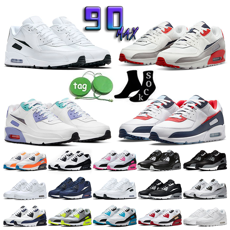

90 running shoes for men women designer sneakers 90s Triple Black White Solar Flare Surplus Wolf Grey Raptors Medium Olive UNC outdoor sport, 13
