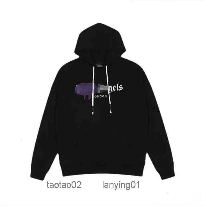 

Men's Hoodies Sweatshirts Mens Designer Sweater Spray Print Hooded Palmes Angel Hoodie Loose Lovers Pa Jumper Women Hoody Oversizedwdp3, Silvery