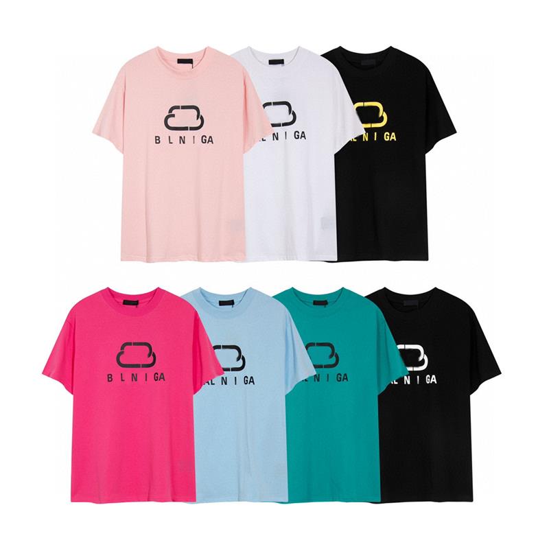 

2023 Tees Mens Designers t Shirt Man Womens tshirts With Letters Print Short Sleeves Summer Shirts Men Loose tees Asian size S-XXXL, Purple