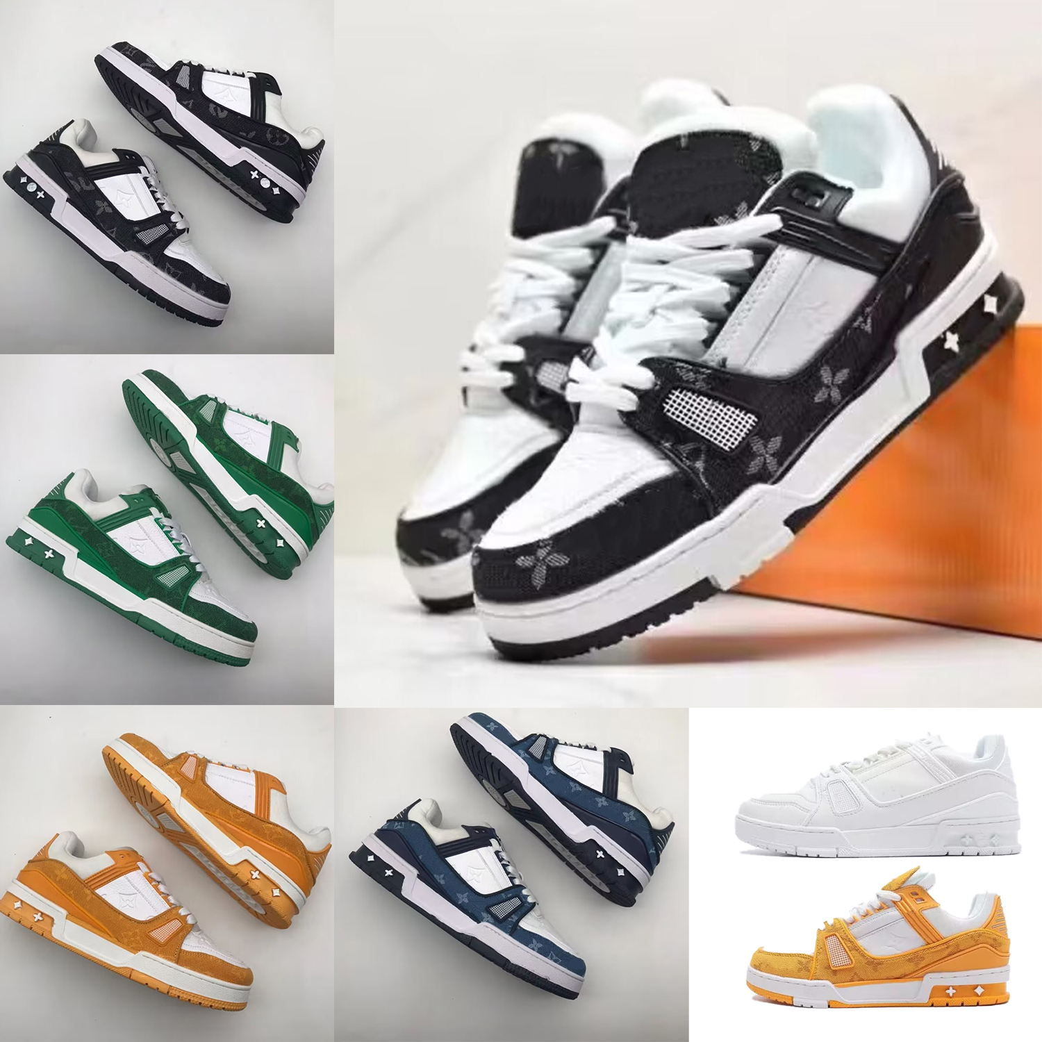 

2023 designer Luxurys Casual shoes for men womens white Natural Green grey Cream Black UNC Burgundy Purple mens sports sneakers trainers, 12daizi