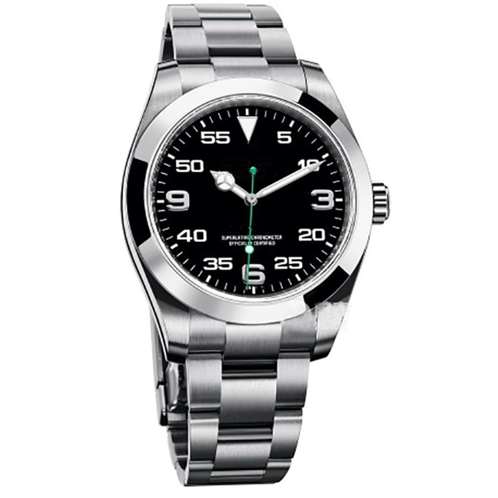 

Luxury Mens Watch AIRKING series 40MM Sapphire mirror MASTER 116900 Automatic Mechanical Movement Stainless Steel Waterproof EXP W260s, Pocket bag