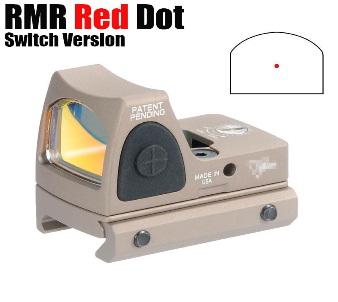 

Tactical RMR Red Dot Reflex Sight 325 MOA Red Dot Scope with Switch Control Dark Earth3471610