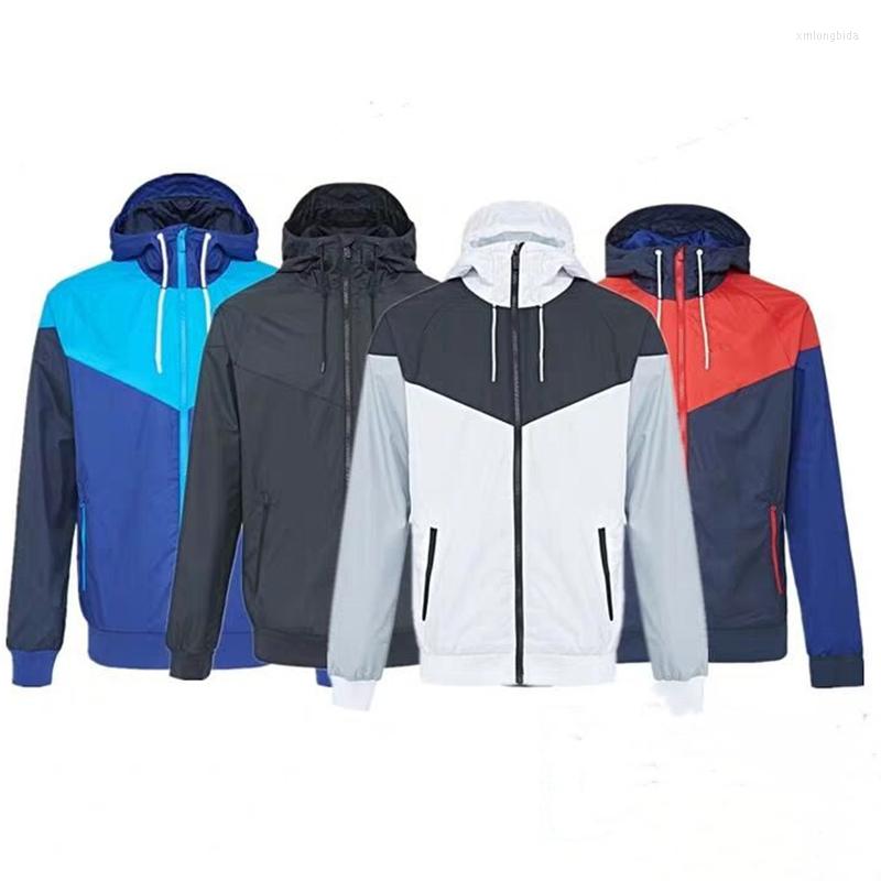 

Men's Trench Coats Spring And Autumn Thin Section Windbreaker Youth Loose Jacket Men's Hooded Casual Tops, Black