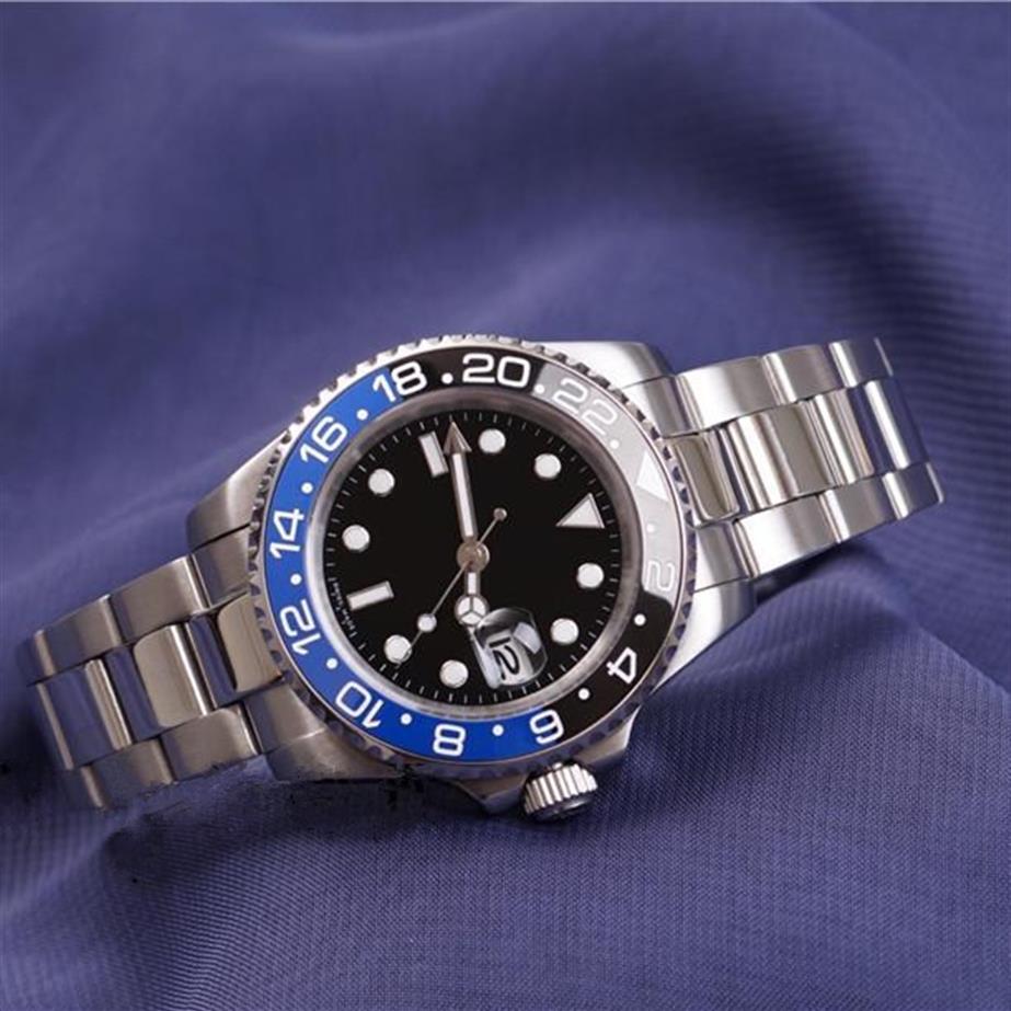 

New Master Ceramic Bezel Mens Watches Glide Lock Clasp Strap Automatic Blue Black Watch Sports Crown Watch Wristwatch Orologio Rel287E, Shipping cost