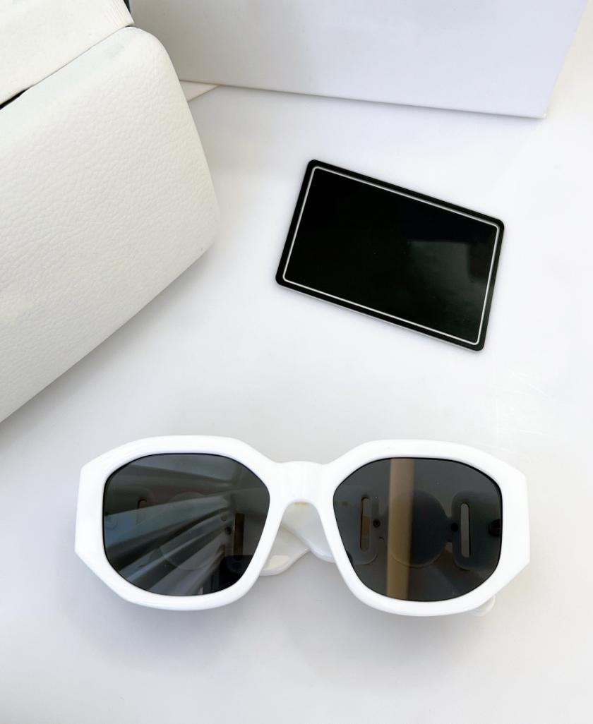 

designer New Square FullRim Unisex Sunglasses 4361 Black Gold Rectangle Sunglasses1382644