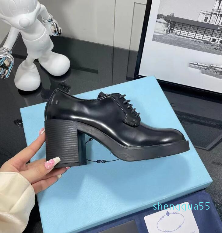 

Designer dress sandals 9cm thick heel shoes Women's sports shoes thick sole heavy nylon thick light rubber sole casual British shoes 31, Black