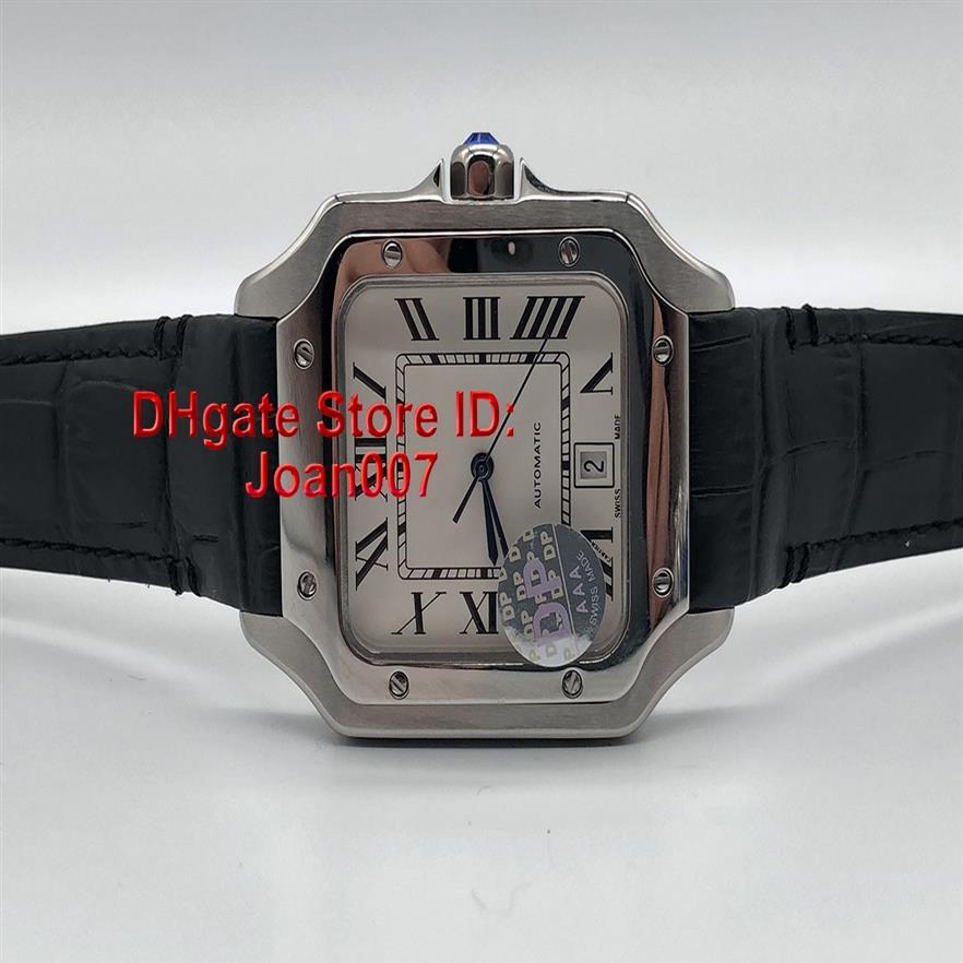 

2019 New Watches stainless steel Watch Automatic Movement Mechanical Silver Case Men's Sports Wristwatches DP Factory Super W268t