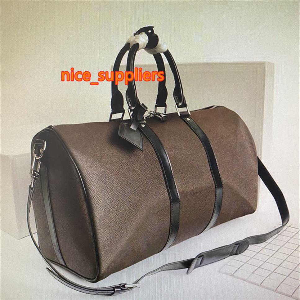 

Whole 55 50 45 CM Women Travel Bag Fashion Men Classic Duffel Bags With Shoulder Strap Suitcase Luggage N41414 N41413 M40605 B2623, Size: 45x27x20cm