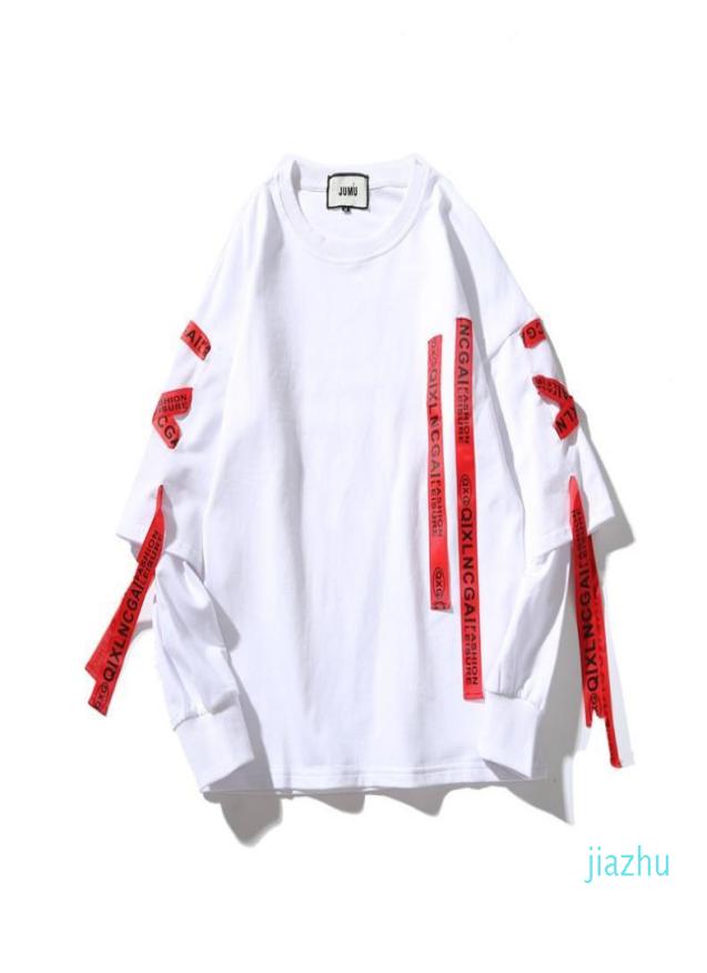 

Yellow And Red Ribbons Tag Hoodies Sweatshirts White For Men Letter Off Male Black Casual Hip Hop Sport Boy5864222, White yellow hoodies