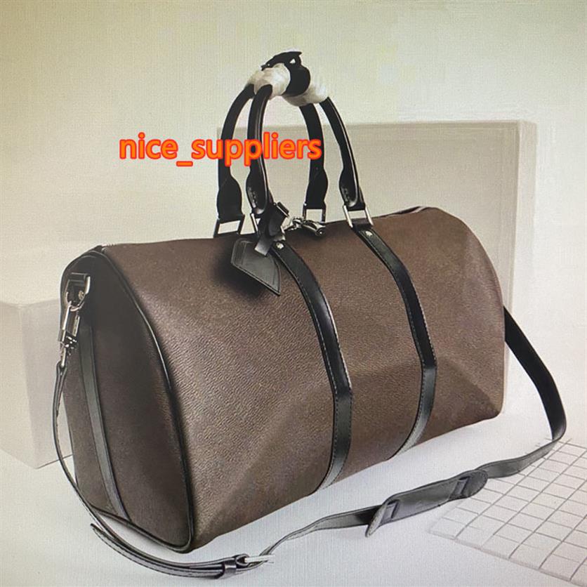 

Whole 55 50 45 CM Women Travel Bag Fashion Men Classic Duffel Bags With Shoulder Strap Suitcase Luggage N41414 N41413 M40605 B307p, Size: 45x27x20cm