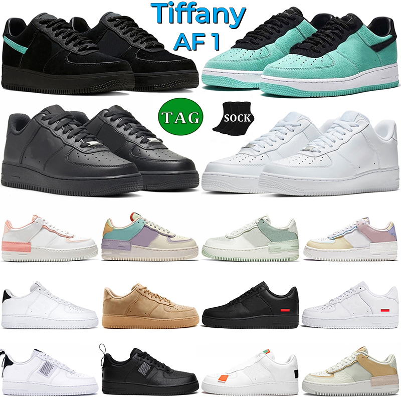 

Tiffany af1 running shoes for men women Triple White Low Utility Black Blue Tropical Twist mens trainers outdoor sports sneakers women airforce 1 one airforces 1