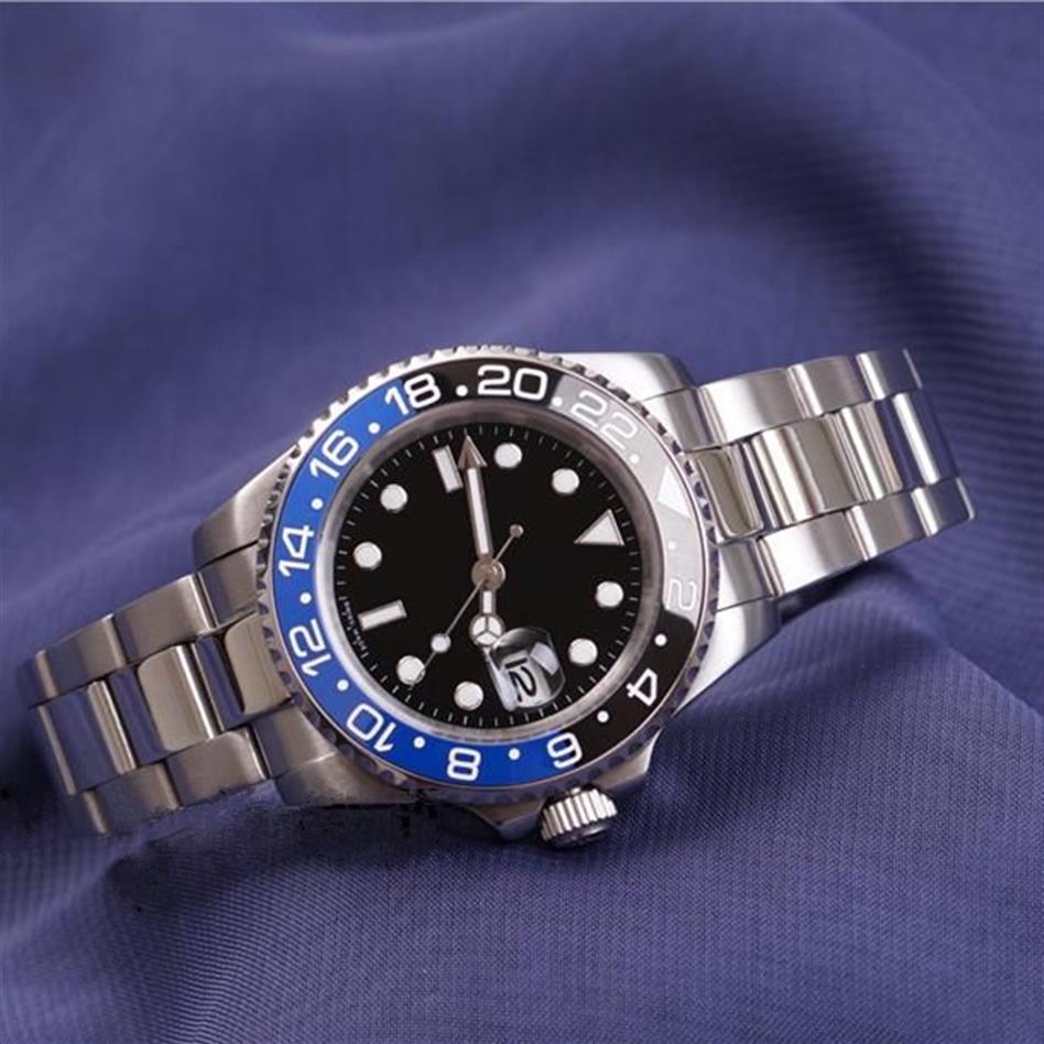 

New Master Ceramic Bezel Mens Watches Glide Lock Clasp Strap Automatic Blue Black Watch Sports Crown Watch Wristwatch Orologio Rel303P, Shipping cost