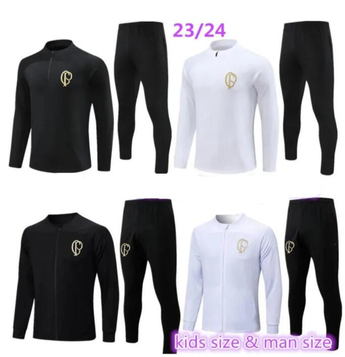 

2023 2024 Corinthians adult tracksuits kids tracksuit Soccer WILLIAN camisetas de foot GUSTAVO GIULIANO VITAL GUEDES 23 24 jacket training suit Survetement