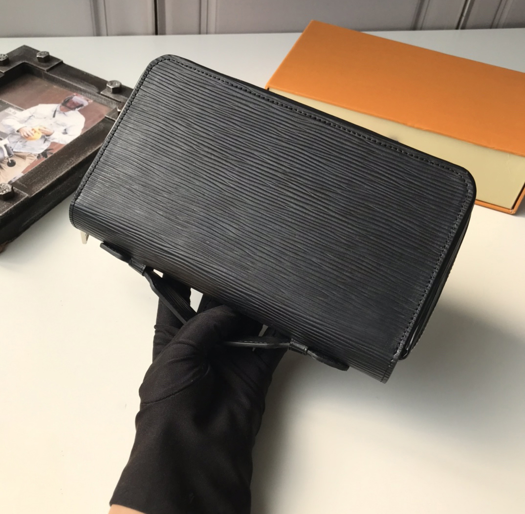 

Fashion designer clutch bags luxury purses mens womens wedding leather wallets Highs quality monograms handbags Zipper Size XL card holder mini evening bag, 41503#black zig zag pattern
