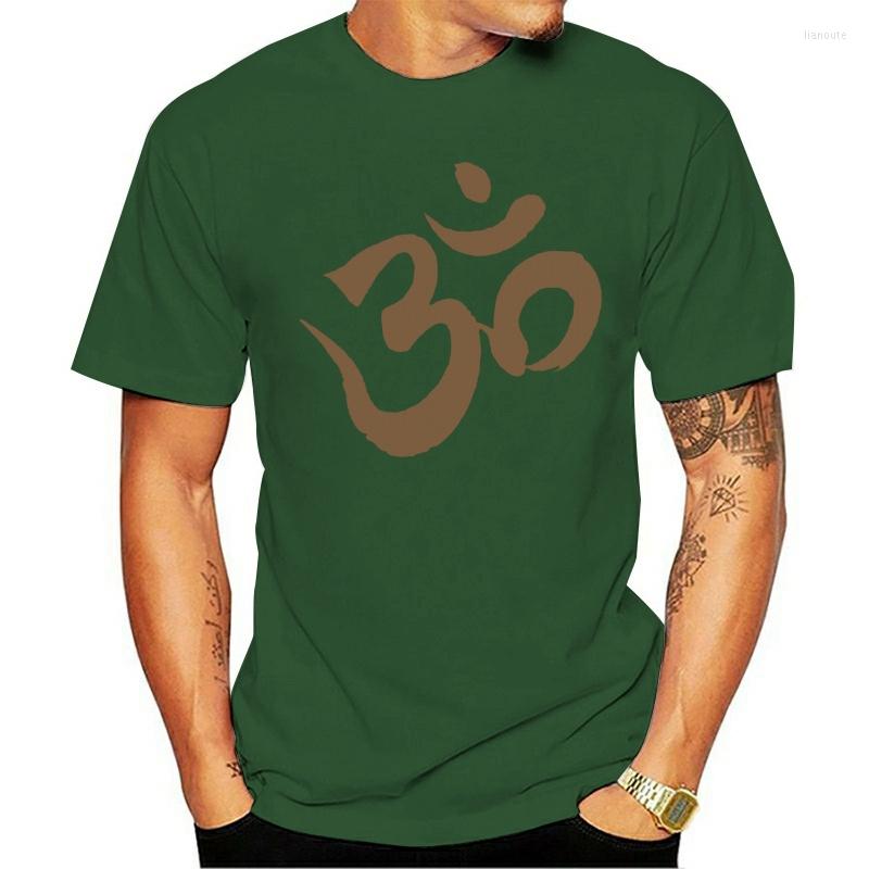

Men's T Shirts 2023 Fashion Om Ohm Aum Yoga Buddhism Meditation Mandala Hinduism Hindu Sanskrit Zen O-neck Cotton, Whitemenx137665