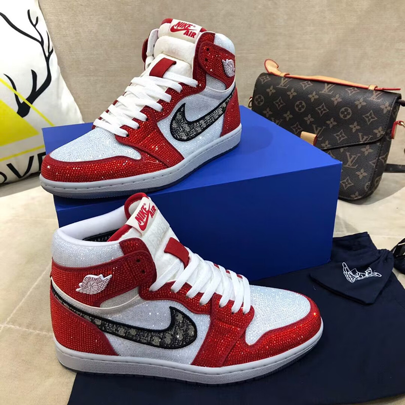 

jordens 1 Icy basketball shoes men women Top quality 36-45, 008