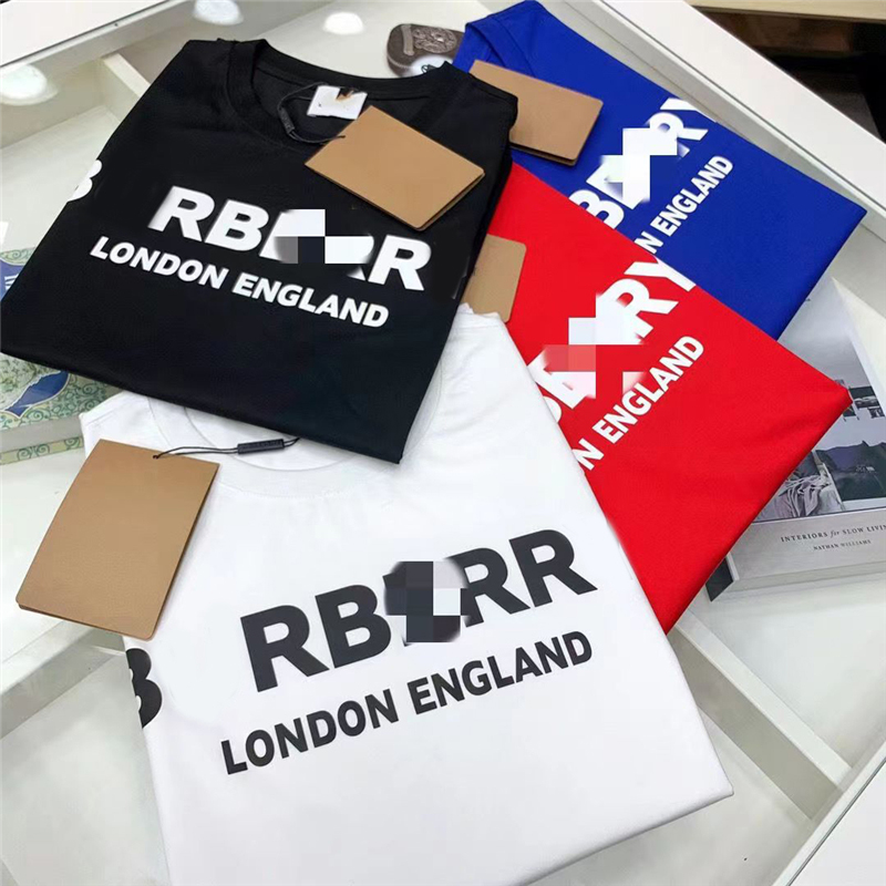 

Fashion Mens T Shirts Women Designers T-shirts Tees Apparel Tops Man s Casual Chest Letter Shirt Luxurys Clothing Polos Sleeve Clothes Bur Tshirts, White