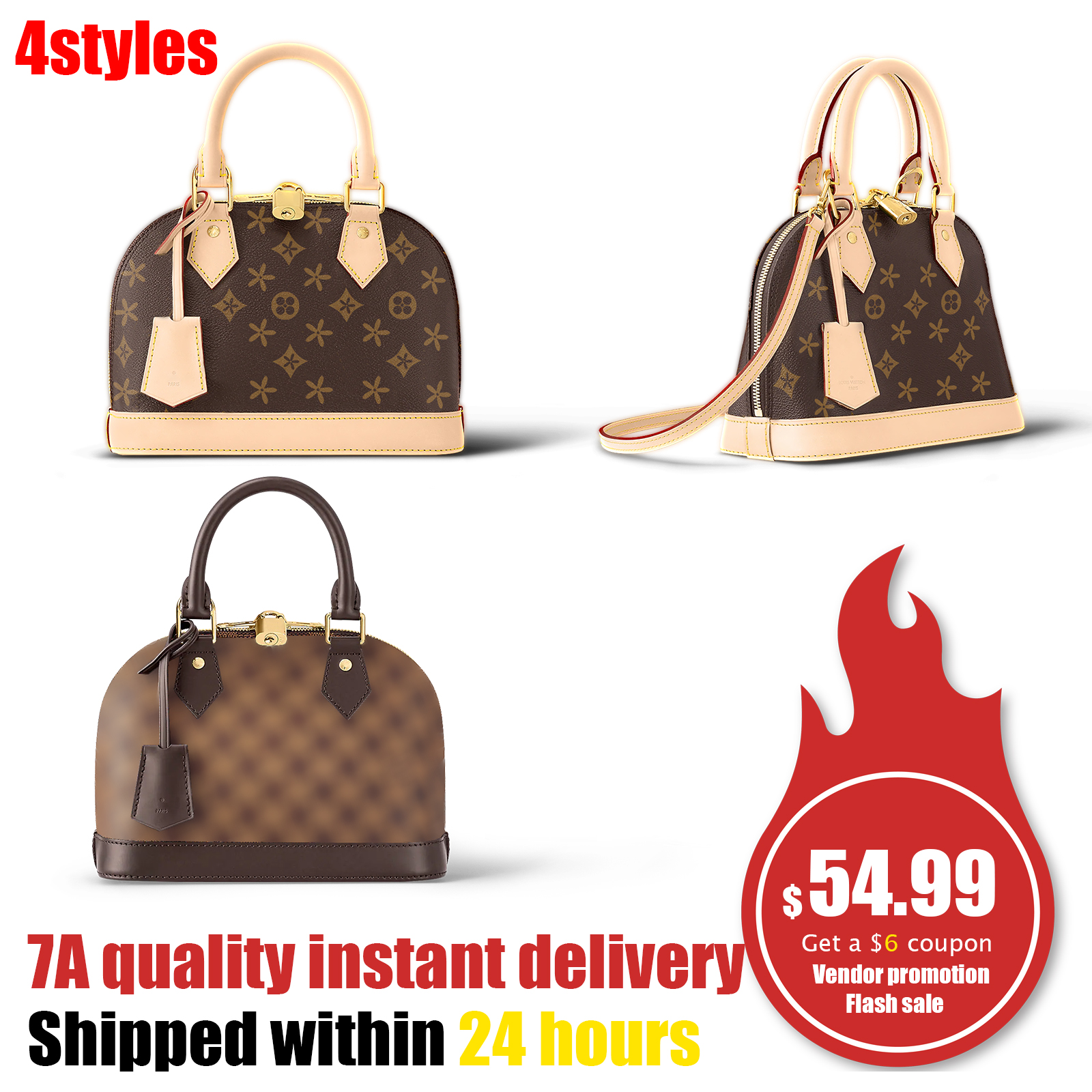 

lvl M53152 Alma BB bag Clutch Bags pochette PM MM cross body luxurys Womens mens purses lock catch Genuine Leather bag tote handbag handle zipper shoulder strap N41221, Mon0gram small