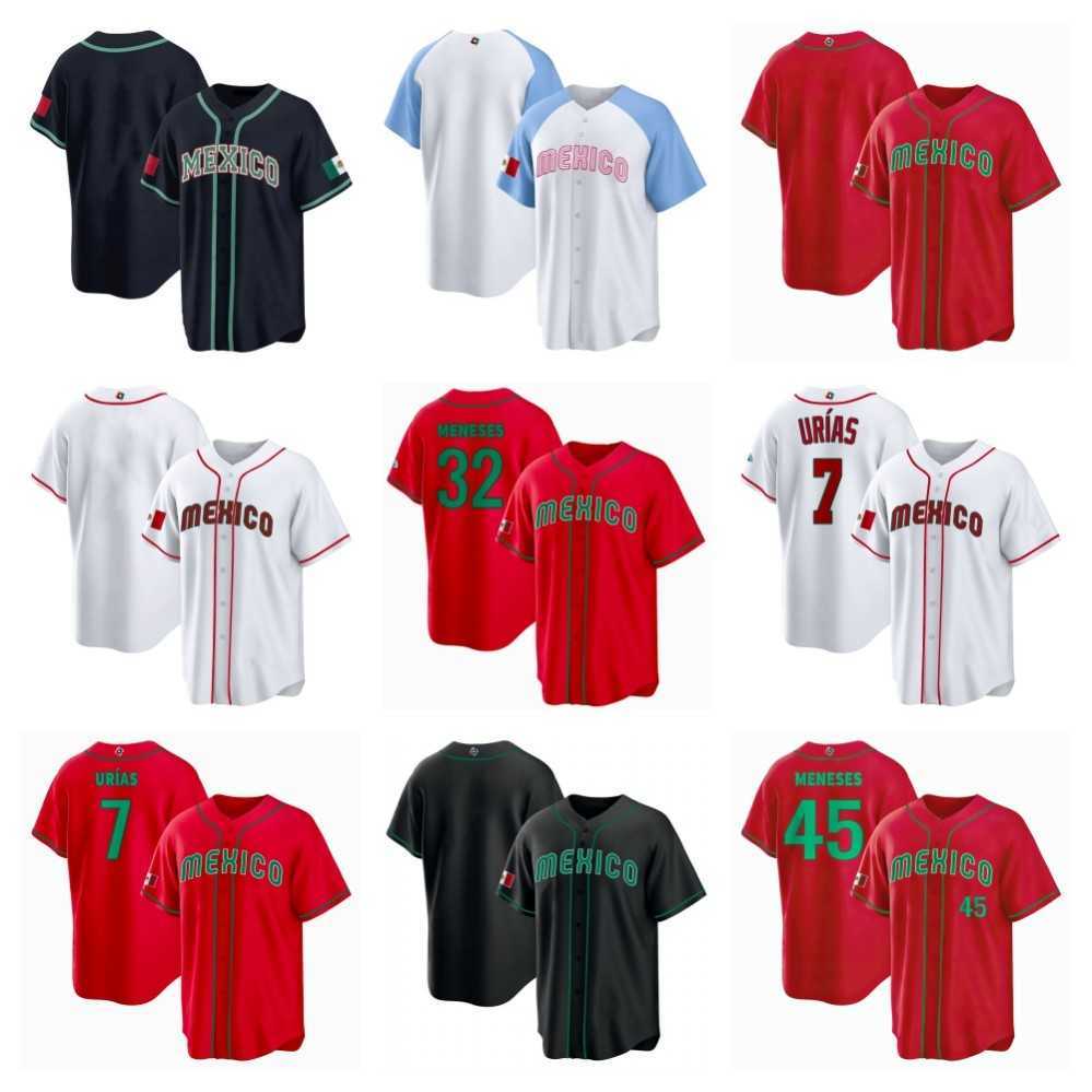 

Stitched Team Mexico 2023 World Baseball Classic Jersey WBC Julio Urias JoJo Romero Alex Verdugo Alex Verdugo Alejandro Kirk Rowdy Tellez, 15