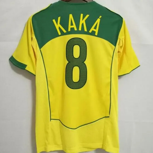 

2004 2006 2010 Retro soccer jerseys home away BrAsIls shirts Carlos Romario KAKA Ronaldinho camisa RIVALDO kits men Maillots de football jersey, 2004 home shirt