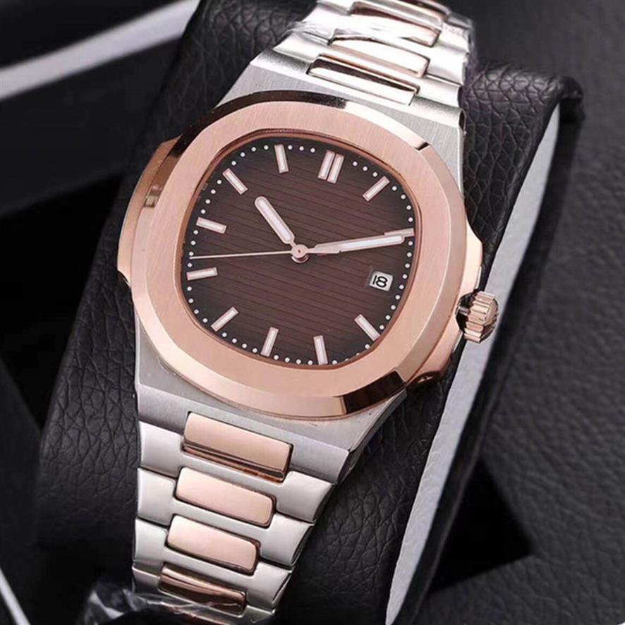 

2021 New 11 colors mens luxury watch automatic movement Glide sooth second hand sapphire glass silver and gold wristwatch229S, 442