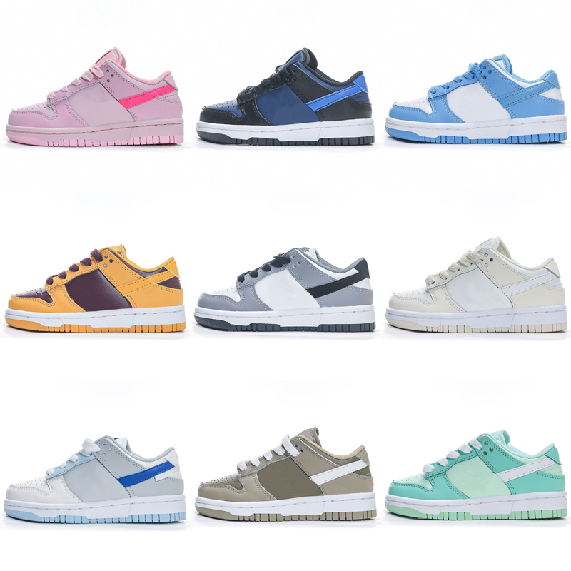 

Kids Shoes Dunks Designer Low Dunke Boys Girls Dead Bears Sneakers Triple Pink Blue Chunky Panda Toddler Skateboard Trainers kid shoe children sneaker Size 24-37, As photo 8